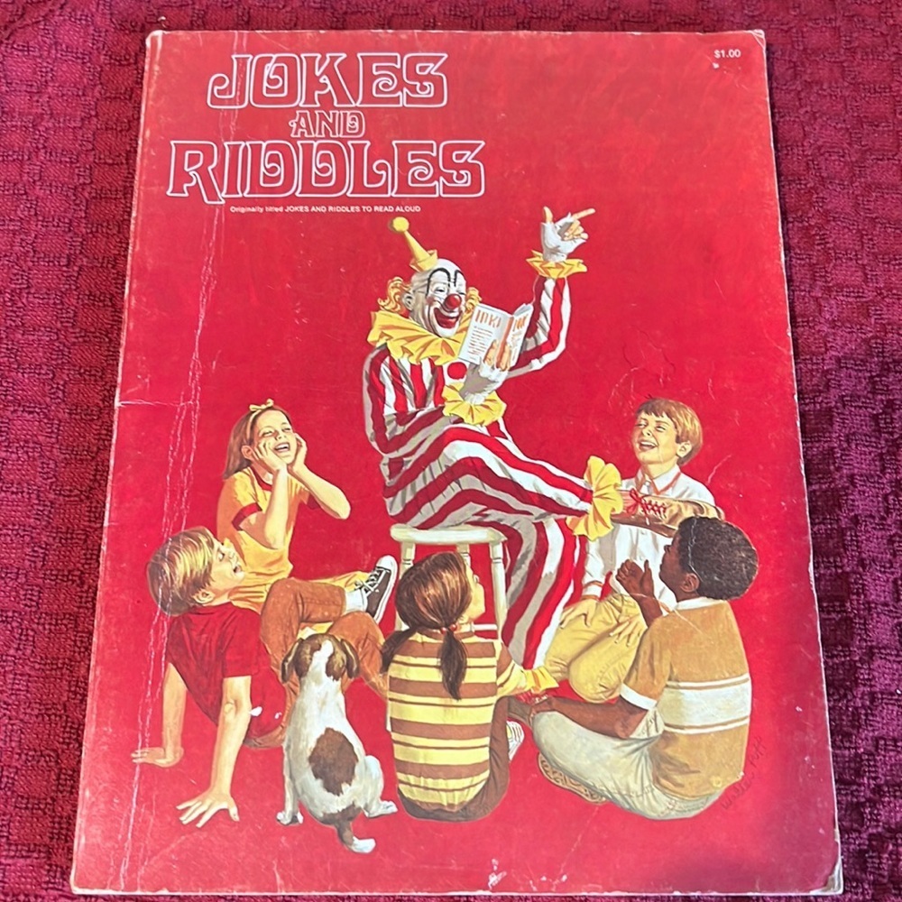 Grosset and Dunlap jokes and riddles vintage book
